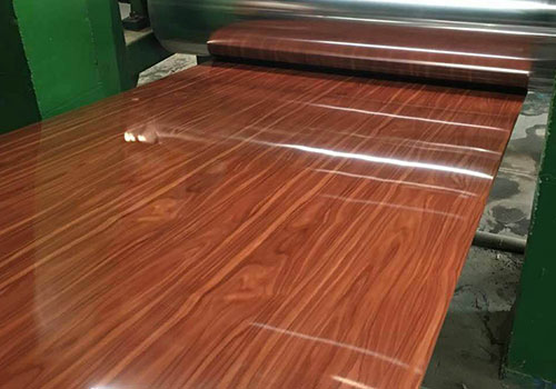 Wooden grain color aluminum sheet