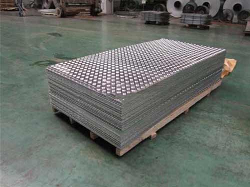 Feuilles de plaques en aluminium à damier à vendre