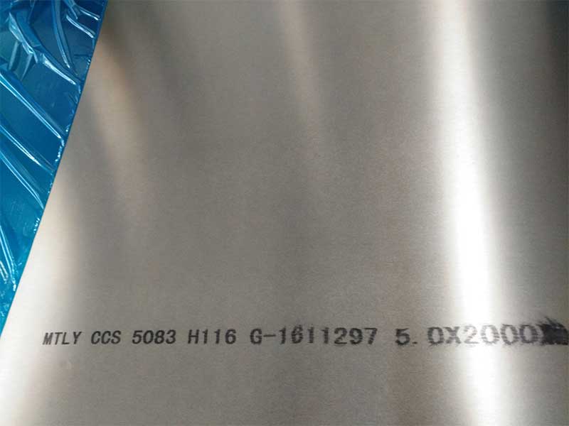 5052 5083 marine grade aluminum sheets